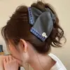 Presilha de garra doce oversized estilo coreano 2026, de alta qualidade e requintada, presilha tubarão versátil para coques na nuca, acessório de cabelo