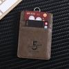 Fabricante Venta al por mayor Tarjetero de PU para tarjeta de acceso Empleado Nuevo estilo Cuero Porta identificación Simple Estudiante Anti-pérdida Porta gafete Resistente al desgaste Universal