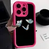 Nova Borboleta Azul Estilo Chinês Adequada para iPhone 17 Capa Macia Capa de Celular 17Promax Simples 14 High-End 13 Furo Fino 12