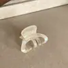 Novo prendedor de abóbora em acrílico para rabos de cavalo altos, pequeno prendedor de garra para mulheres, elegante prendedor de tubarão acessório de cabelo para a parte de trás da cabeça