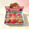 Caja de Juguetes Squishy con Forma de Maíz, Set Completo, Juguete para Aliviar el Estrés con Simulación Realista de Comida, Juguete de Goma Blanda para Apretar, Suministro al por Mayor
