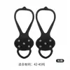 Crampons de silicone para comércio exterior para escalada na neve, montanhismo, esportes ao ar livre, crampons de TPE, capas antiderrapantes para sapatos, crampons de todos os tamanhos
