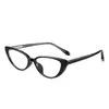 Gafas de Ojo de Gato Europeas y Americanas de Moda Sin Graduación para Hombres y Mujeres 87010, Monturas de Gafas Lisas Estilo Ins de Moda, Luz Azul Anti-Luz, Gafas de Graduación