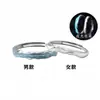 Anillo de Pareja Luminoso Jianjia Pie Plata 999 Diseño de Nicho Estilo Nacional Anillo de Plata de Ley Fluorescente Anillo Ajustable para Dedo de Dieta