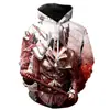 Comercio electrónico transfronterizo Europa y Estados Unidos nuevo Assassin's Creed impresión 3D moda chalecos holgados con capucha para parejas fabricantes suministro directo