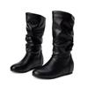 Botas tamanho 30-48 botas de salto plataforma curtas botas de pelo femininas outono 2023 novas botas femininas sapatos femininos de comércio exterior
