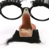 Nuevas Gafas Divertidas con Nariz Grande y Barba Juguete Gafas de Fiesta Suministros Accesorios para Fotos Ojos de Disfraz de Fiesta Navideña