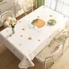 Toalha de mesa estilo creme, à prova d'água e à prova de óleo, não precisa lavar, novo tapete de mesa para Ano Novo estilo chinês, PVC, luxo leve, toque de alta qualidade, pano para mesa de centro