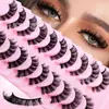 Fornecimento Transfronteiriço de Cílios Postiços, Estilo Russian Curl, Cílios Postiços Estilo Europeu e Americano, Cílios Espessos e Curvados Estilo Fox, Atacado de Fábrica