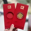 Oro Puro 999 Princesa, ¡Por Favor Hazte Rica! Nuevo Estilo Sobre Rojo Pegatina para Teléfono Regalo para Reunión Anual de la Empresa Contrato