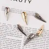 Novos Botões Metálicos Pequenos em Formato de Buzina 7mm Botões Pequenos para Casaco Prata Antigo Botões de Moda Atacado do Fabricante