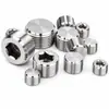 Em Estoque Plug Hexagonal Interno Din906 Pt1/16~M27 Aço Inoxidável 304 Plug