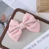 Lindo y Dulce Moño Tela Brillante Semi-Terminado Hecho a Mano DIY Accesorios para Ropa Estilo Coreano Accesorios para el Cabello para Niños