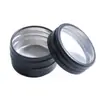 Caja pequeña de aluminio para arte de uñas de alta calidad, subempaque, caja de almacenamiento de joyas para arte de uñas con taladros, caja de almacenamiento para flores secas 10g