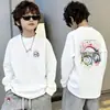 Ropa para niños, camiseta de manga larga para niños, nuevo top de otoño 2026, camiseta básica de algodón puro, estilo primavera y otoño, camiseta moderna para niños
