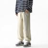 2024 Cuatro Estaciones Nuevo pantalón tobillero con lazo para hombre marca de moda alta adelgazante pantalones casuales cintura elástica sueltos harem pantalones deportivos hombre
