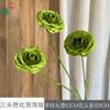26 Anos de Flores de Seda Verde Profundo, Embelezamento Externo de Área Comercial, Flores Artificiais Estilo Floresta, Fotografia de Casamento Flores de Seda Verde Abacate