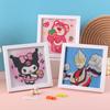 Pintura de Diamantes de Dibujos Animados Transfronteriza DIY Hecha a Mano Enmarcada Diamante Completo Princesa Anime Pintura de Diamantes Juguetes Educativos Venta al por Mayor
