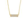 Collar de Plata de Ley con Zirconia Passepartout Cadena para Clavícula Calidoscopio de Diamantes Completos para Novia y Familia Collar Festivo Regalo de Cumpleaños