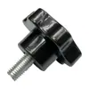 52 Parafusos de Mão Flor de Ameixa Hexagonal Cabo de Plástico Cabeça de Borracha Cabo de Ajuste Mecânico Parafuso de Máquina de Macarrão M8M10M12