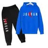 Traje de Sudadera Nuevo para Niños Transfronterizo Moda Popular Europea y Americana Estampado con Patrón Traje con Sudadera con Capucha Partes Superiores y Pantalones 2025