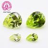 5A cor pêra em forma de 17 # verde maçã 18 # profundo maçã verde Zircão 2 * 3mm-10 * 14mm gema pedra nua atacado