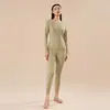 Roupa Íntima Térmica para Casal Novo Masculina Aquecimento Plus Caxemira Seda Roupas de Outono e Calça Comprida Conjunto Feminino Camada Base Inverno