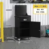 Gabinete de herramientas de ferretería reforzado de alta resistencia, carrito de herramientas móvil para taller de fábrica, caja de almacenamiento de herramientas de reparación de grado industrial con cerradura