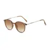 Nuevas Gafas de Sol Redondas, Gafas Adelgazantes para Hombres y Mujeres, Patillas de Metal, Retro Artístico, Protección UV, Modernas y de Alta Gama