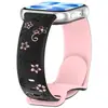 Adecuado para la correa de silicona Huawei Watch Fit5 fit3/fit4pro, diseño de cintura delgada, doble color púrpura y azul grabado con láser