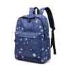 Mochila Transfronteriza Nueva de Tela de Nailon Impermeable para Hombre con Estampado Dulce Claro Mochila Escolar para Estudiantes Bolso de Moda para Mujer