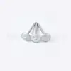 Clavos Ondulados Galvanizados por Inmersión en Caliente, Clavos Ondulados para Techos de Acero Color, Clavos de Cabeza Grande, Clavos Ondulados con Cabeza de Sombrilla