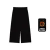 Pantalones de Invierno 2025 para Niñas Amybaby Nuevos Versátiles Casuales de Felpa Engrosados Sueltos de Pierna Ancha Pantalones Largos