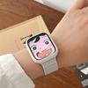 Silicone Macio Magnético Adequado para AppleWatch9 Pulseira Apple Watch Geração S10 iwatch8765SE Criativo