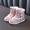 Zapatos de mujer para niños estilo chino bordados zapatos de mujer zapatos de conejo zapatos de estilo antiguo para niñas zapatos Hanfu para niños botas de estilo étnico