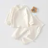 Ropa de Otoño y Pantalones para Bebés Niños y Niñas, Pelele Pijama Base de Otoño e Invierno Clase A, Conjunto de Ropa Interior de Dos Piezas para Niños