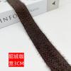 Borde Plegable de Algodón Blanco y Negro Tira de Borde para Chaqueta de Plumas de Lana de Cordero Encaje Ondulado de Agua Tira de Borde para Ropa Hecha a Mano DIY