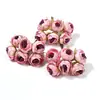 Ramo de flores artificiales estilo europeo accesorios para corona de bricolaje material de caja de regalo de flores artificiales flor decorativa para ropa sombrero tocado