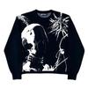Suéteres Pulóver Holgados de Punto para Otoño e Invierno Transfronterizos Europeos y Americanos Estilo Hip-Hop Moderno Suéteres de Punto para Usar por Dentro y por Fuera Venta al por Mayor