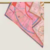 Pañuelo de Seda 90X90 para Mujer Nuevo de Primavera y Otoño Pañuelo Cuadrado Grande Pañuelo de Moda Pañuelo para el Cuello de Madre Pañuelo Elegante Chal