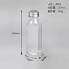 Garrafa Plástica com Tampa de Alumínio para Pet 400ml Boca 38 Garrafa Plástica Néctar de Choupo Transparente Descartável Garrafa para Dispensar Bebidas