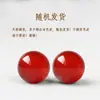 ¡Perforado a la mitad! Ágata Natural Cuentas Sueltas de un Solo Agujero Blanco Rojo Negro Verde Amarillo Azul Calcedonia Cuentas Redondas Accesorios Aretes sin Perforar Colgantes