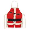 Natal Cross Border Red Hat Decoração de Férias Crianças Sem Mangas Bib Avental de Natal Atacado Cabelo Verde Grinch Avental
