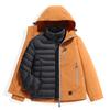 Chaqueta de Plumas para Exteriores de Otoño e Invierno Tres en Uno para Mujer Petite Resistente al Viento e Impermeable Abrigo Morado Ropa de Montañismo para Hombre Hecho a Medida