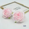 Flores Artificiais de Seda, Materiais de Decoração para Salão de Casamento Mais Vendidos no Exterior, Rosas da Montanha Nevada, Decorações para Caixa de Presente com Flores