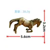 Decoraciones de Figuras de Ocho Caballos, Adornos Pequeños de Caballos, Decoraciones de Plantas Suculentas, Figuras de Animales de Paisaje, Caballo Blanco, Caballo Marrón