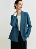 Traje de Commuter Estilo Francés para Mujer, Blazer Casual de Cuello Verde de Alta Gama, Nueva Ropa de Otoño para Mujer, Ropa Estilo Coreano