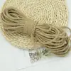 Cuerda de cáñamo de colores de 5-6 MM Gruesa Color oscuro Barra Decoración retro Poste rascador para gatos Atado Jardín de infantes Hecho a mano DIY Hilo de cáñamo rojo