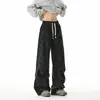 Pantalones de paracaidista de pana con camuflaje tie-dye para hombre, otoño, rectos, holgados, estilo americano, cargo de pierna ancha, pantalones casuales, estilo nuevo