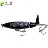 Henjia Señuelo de pesca de superficie tipo lápiz flotante 13G hélice arrastrador de superficie señuelo duro giratorio equipo de pesca al por mayor